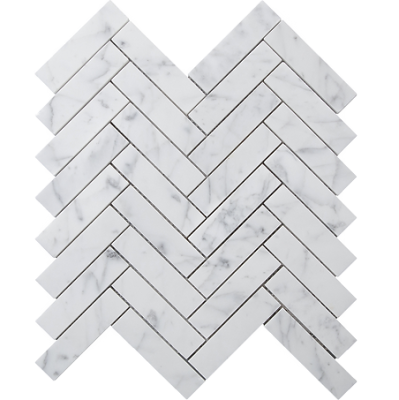 Bianco Carrara Herringbone