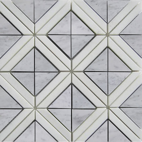 Bianco Carrara X-Pattern
