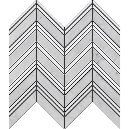 Bianco Carrara Chevron