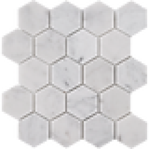 Thassos White Hexagons