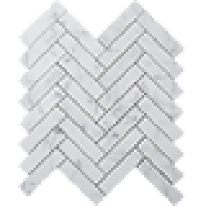 Thassos White Herringbone
