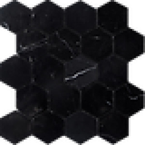 Nero Marquina Hexagons