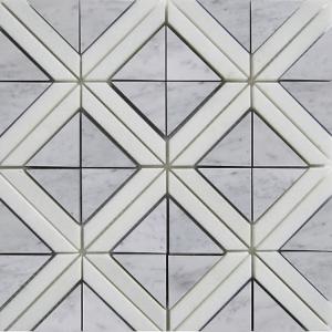 Bianco Carrara Arabesques