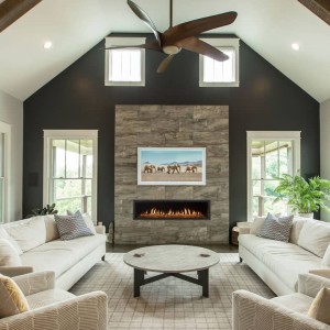 Mezzo Linear Indoor Gas Fireplace